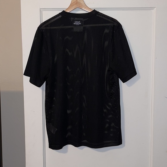 Cheap Monday Stockholm Brand Black Mesh Shirt - Picture 2 of 2